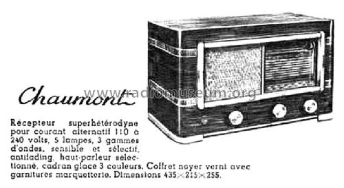Chaumont ; Gody, Abel; Amboise (ID = 2024351) Radio