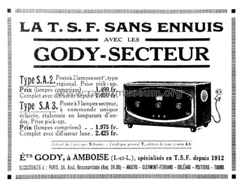 Gody-Secteur SA2; Gody, Abel; Amboise (ID = 2316329) Radio