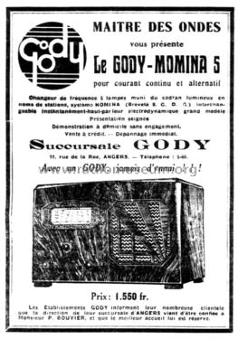 Nomina 5; Gody, Abel; Amboise (ID = 2645795) Radio