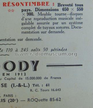 Résontimbre ; Gody, Abel; Amboise (ID = 2260240) R-Player