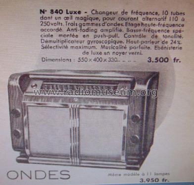 840 Luxe; Gody, Abel; Amboise (ID = 1910510) Radio