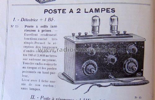Poste à 2 lampes No 15; Gody, Abel; Amboise (ID = 1852683) Radio