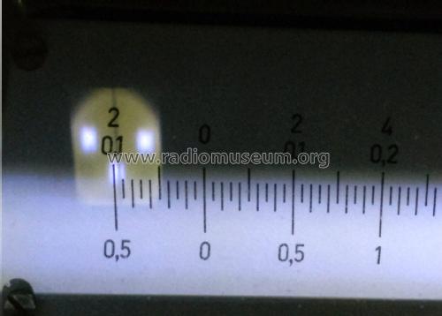 Millivolt-Mikroamperemeter mit Lichtmarkenablesung 167320; Goerz Electro Ges.m. (ID = 2049608) Ausrüstung