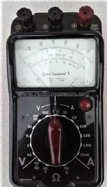 Multimeter Universal 4 T.126204; Goerz Electro Ges.m. (ID = 2468937) Equipment