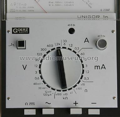 Unigor 1n ; Goerz Electro Ges.m. (ID = 1927944) Equipment