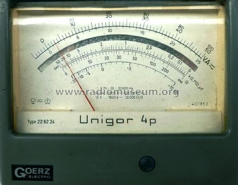 Unigor 4p Type 226224; Goerz Electro Ges.m. (ID = 1309841) Ausrüstung