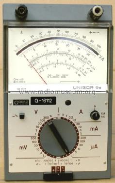 Unigor 6e Type 226236; Goerz Electro Ges.m. (ID = 138008) Equipment