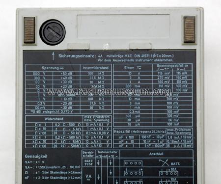 Unigor Vielfachmessinstrument A43P; Goerz Electro Ges.m. (ID = 1796999) Equipment