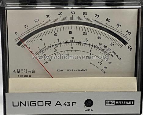 Unigor Vielfachmessinstrument A43P; Goerz Electro Ges.m. (ID = 2374598) Equipment