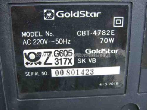 CBT-4782E; Gold Star Co., Ltd., (ID = 1251406) Television