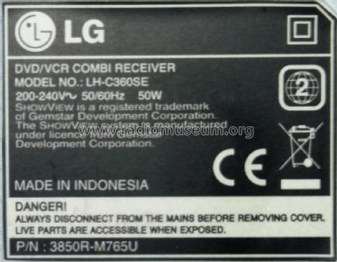 DVD/VCR Combi Receiver LH-C360SE; Gold Star Co., Ltd., (ID = 2529254) Radio