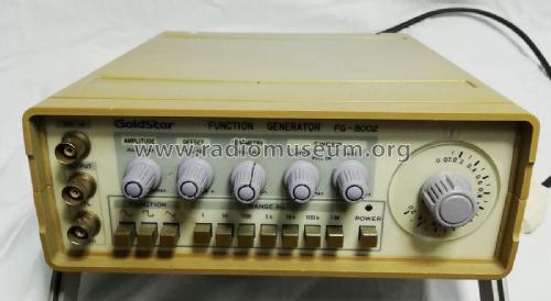 Function Generator FG-8002; Gold Star Co., Ltd., (ID = 2376042) Equipment