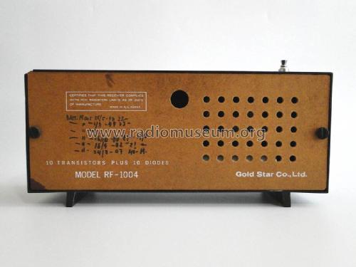 FM/AM 10 TR with A.F.C. RF-1004; Gold Star Co., Ltd., (ID = 2873969) Radio
