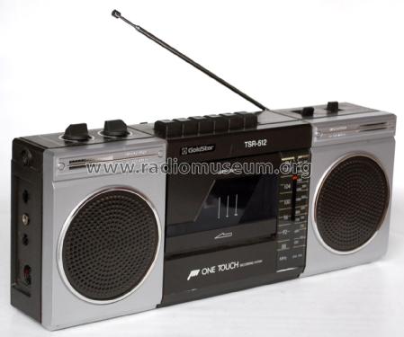 FM/MW/LW 3 Band Stereo Cassette Recorder TSR-512; Gold Star Co., Ltd., (ID = 2034293) Radio