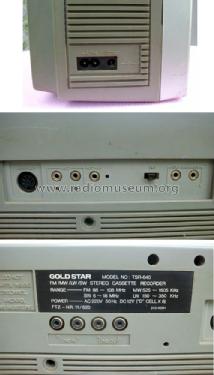 FM/MW/LW/SW Stereo Cassette Recorder TSR-640; Gold Star Co., Ltd., (ID = 1241068) Radio