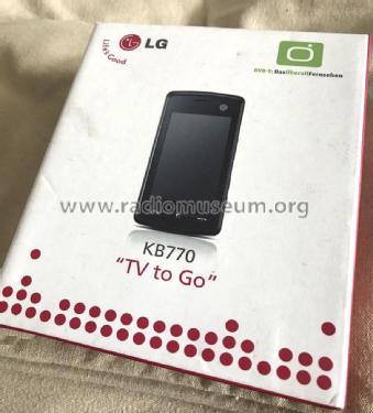 Handy mit DVB-Tuner KB770; Gold Star Co., Ltd., (ID = 2130711) Television