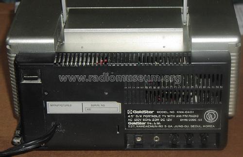 KMA-0401; Gold Star Co., Ltd., (ID = 1476204) TV Radio