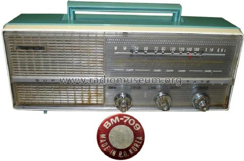 7 TR Super Silicon Solid State BM-709; Gold Star Co., Ltd., (ID = 404102) Radio