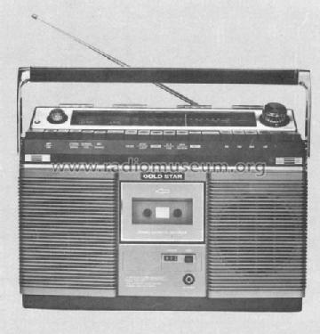 FM/SW/MW/LW Stereo Cassette Recorder TSR-540; Gold Star Co., Ltd., (ID = 470590) Radio