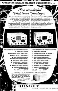 6-Meter Transceiver G-50; Gonset Inc., (ID = 3036819) Amat TRX