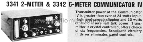 Communicator IV 3342; Gonset Inc., (ID = 2083298) Amat TRX