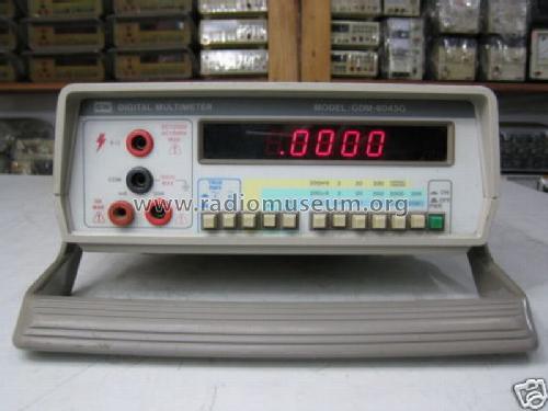 Digital Multimeter GDM-8045G; Good Will (ID = 1613409) Equipment