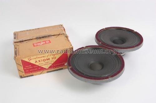 Axiom 10 ; Goodmans Industries (ID = 2480990) Speaker-P