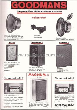 Magnum K; Goodmans Industries (ID = 2454557) Speaker-P