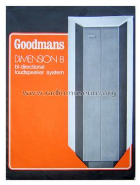 Dimension 8; Goodmans Industries (ID = 2077159) Speaker-P