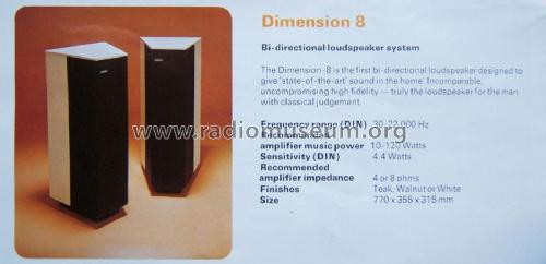 Dimension 8; Goodmans Industries (ID = 2077162) Speaker-P