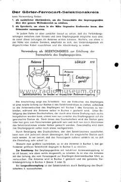 Ferrocart-Selektionskreis Type F15; Görler, J. K.; (ID = 2280245) Misc