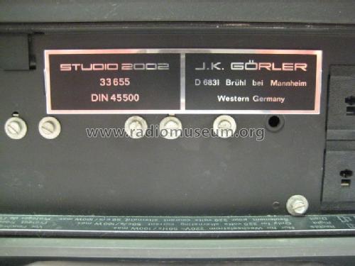 STUDIO 2002; Görler, J. K.; (ID = 1108600) Radio