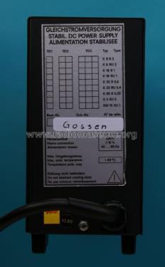 Konstanter K80R0,25; Gossen, P., & Co. KG (ID = 2499587) Ausrüstung