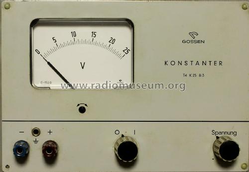 Konstanter T4 K25 B3; Gossen, P., & Co. KG (ID = 2072820) Equipment
