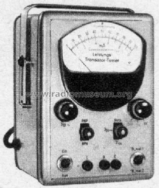 Leistungstransistor-Tester ; Gossen, P., & Co. KG (ID = 2514439) Equipment