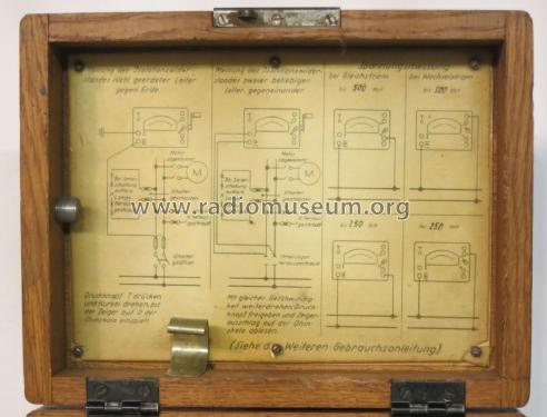 Volt- / Megohm-Meter Isolationsprüfer Kurbelinduktor ; Gossen, P., & Co. KG (ID = 1856237) Equipment