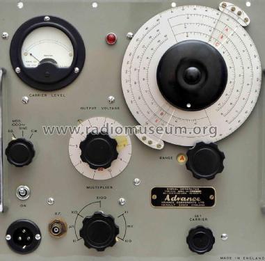 Signal Generator D1/D; Advance Electronics (ID = 1889329) Equipment