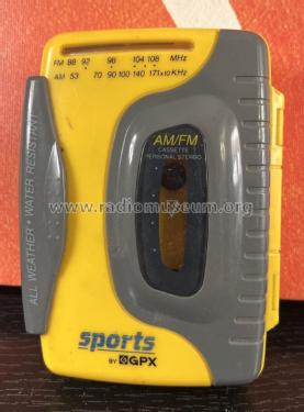 Sports AM/FM Cassete Personal Stereo C3202D; GPX Inc. - Gran Prix (ID = 2980802) Radio