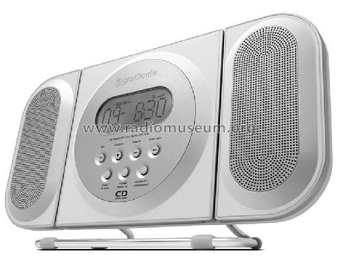 All Digital CD Clock Radio CR-C800; Gradiente Eletrônica (ID = 1979329) Radio