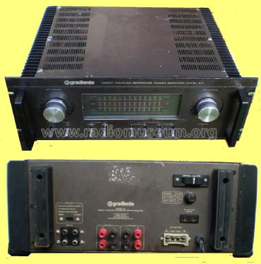 Direct Coupled Reference Power Amplifier A-1; Gradiente Eletrônica (ID = 1887343) Ampl/Mixer
