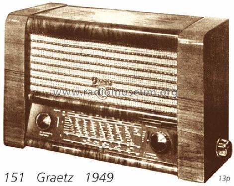 151W; Graetz, Altena (ID = 707822) Radio