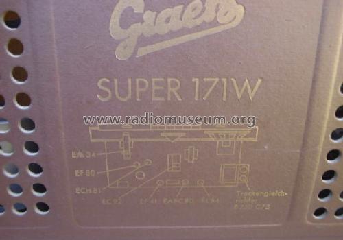 UKW-Mittelsuper 171W; Graetz, Altena (ID = 197236) Radio