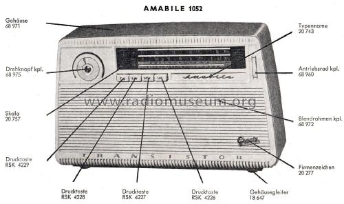 Amabile 1052; Graetz, Altena (ID = 2680679) Radio