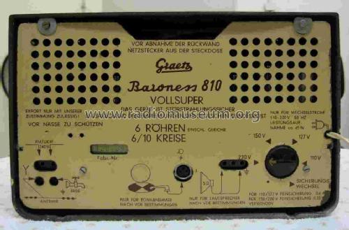 Baroness 810; Graetz, Altena (ID = 307526) Radio