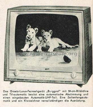 Burggraf F443D; Graetz, Altena (ID = 2608487) Television