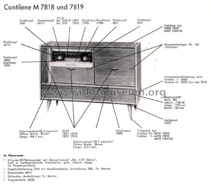 Cantilene M7818; Graetz, Altena (ID = 2886962) Radio