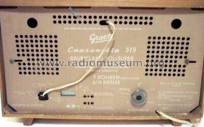 Canzonetta 515; Graetz, Altena (ID = 32550) Radio