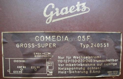 Comedia 05F; Graetz, Altena (ID = 187828) Radio