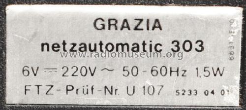 Grazia netzautomatic 303; Graetz, Altena (ID = 2692369) Radio