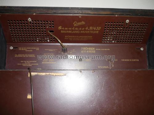 Grazioso 4R/430; Graetz, Altena (ID = 2186742) Radio